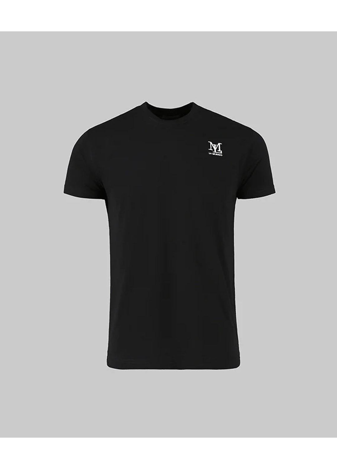 Lamorado Cotton Casual T-Shirt for Mens - LMD22M Round Neck T-Shirt Black