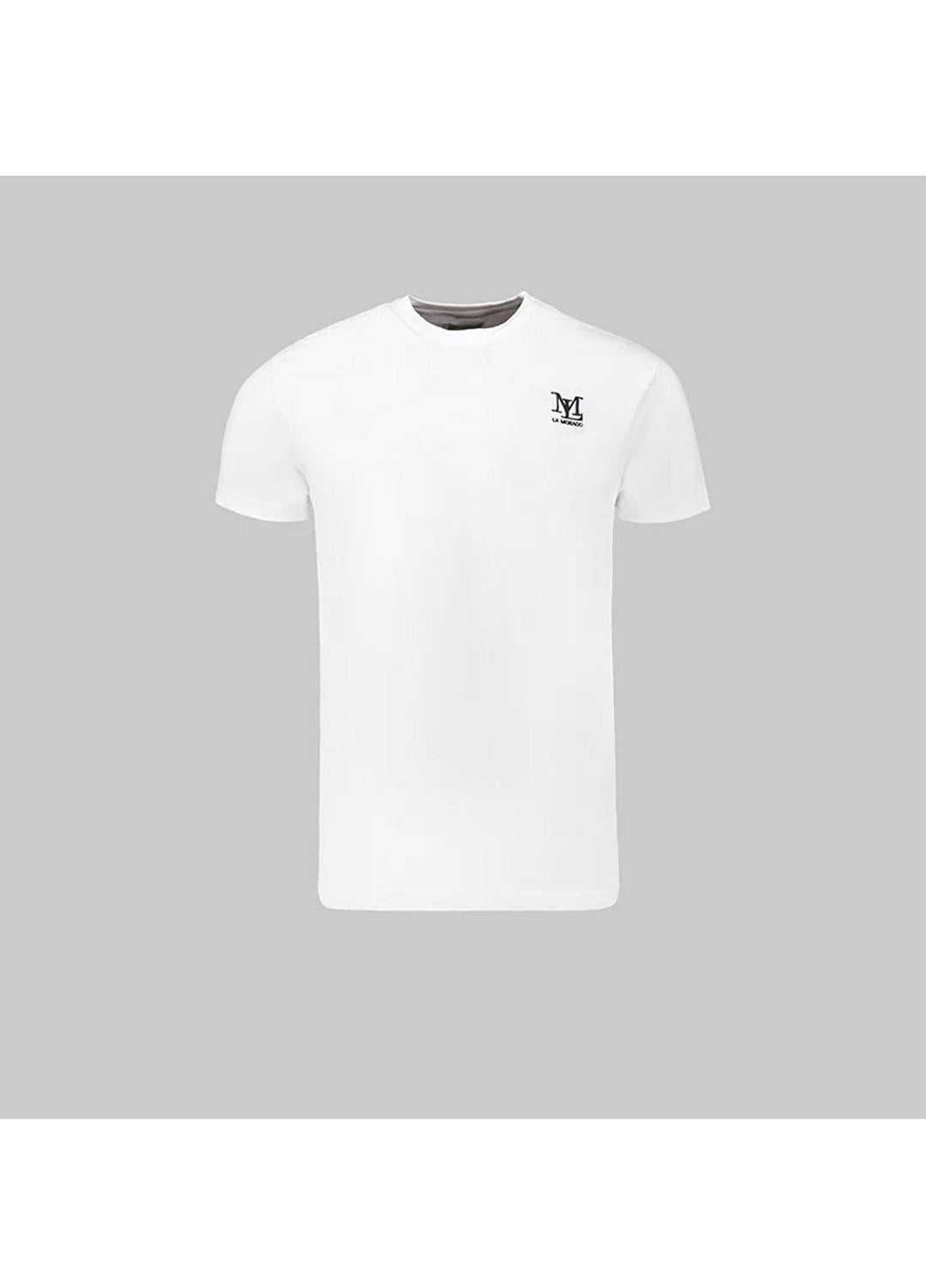 Lamorado Cotton Casual T-Shirts for Mens - LMD22M Round Neck T-Shirt White