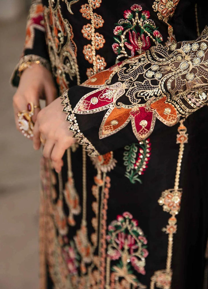 Layali Formals By Akbar Aslam Embroidered Organza Suits Unstitched 4 Piece AA23L Eleganza - Luxury Formal Collection