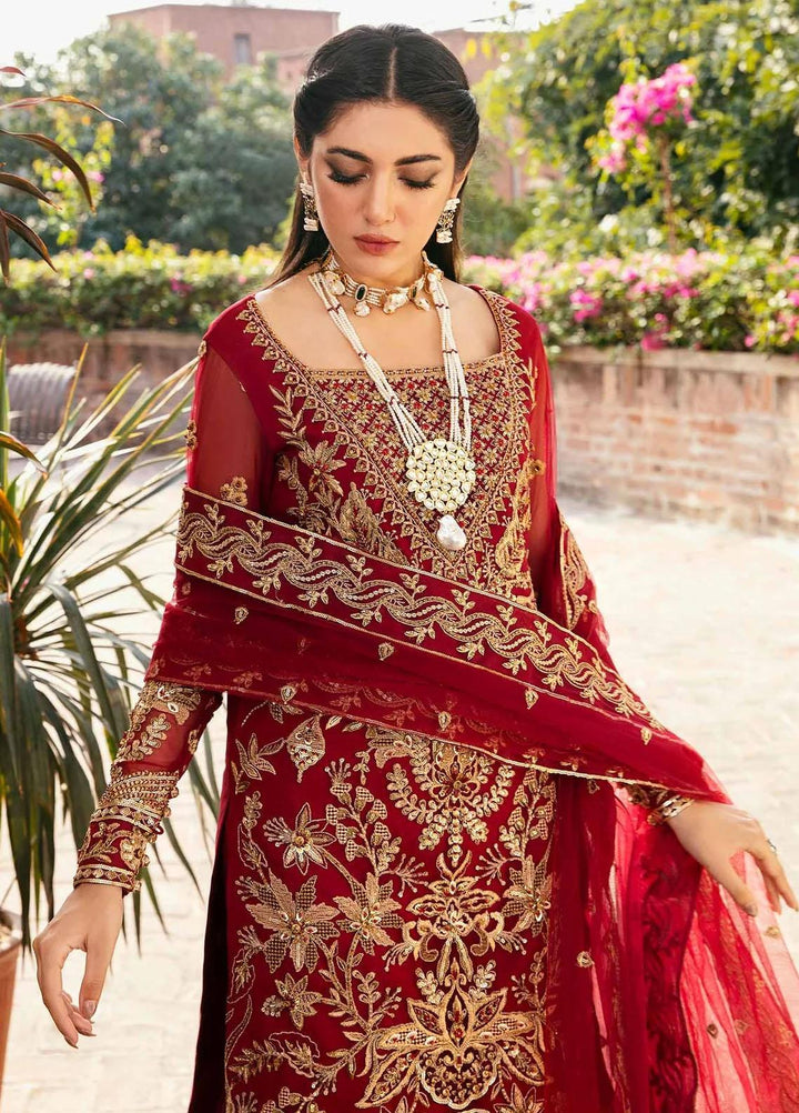 Layali Formals By Akbar Aslam Embroidered Net Suits Unstitched 4 Piece AA23L Omaira - Luxury Formal Collection