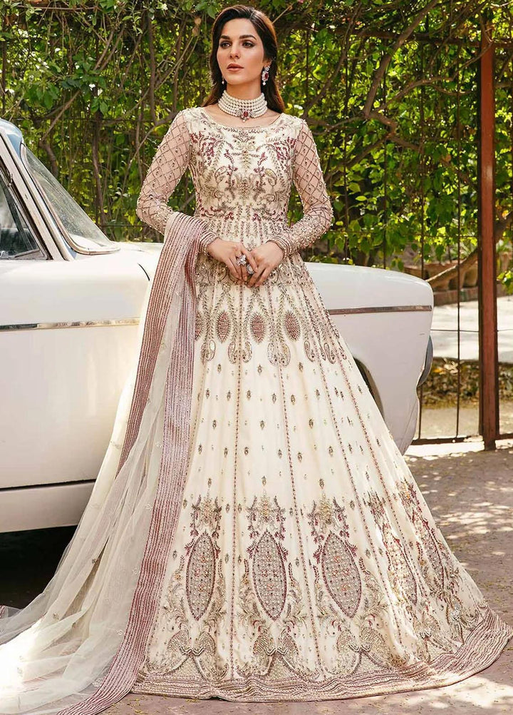 Layali Formals By Akbar Aslam Embroidered Net Suits Unstitched 3 Piece AA23L Fay - Luxury Formal Collection