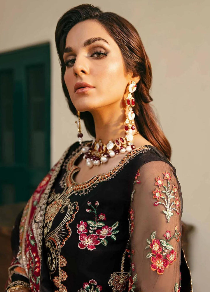 Layali Formals By Akbar Aslam Embroidered Organza Suits Unstitched 4 Piece  Amari - Luxury Collection