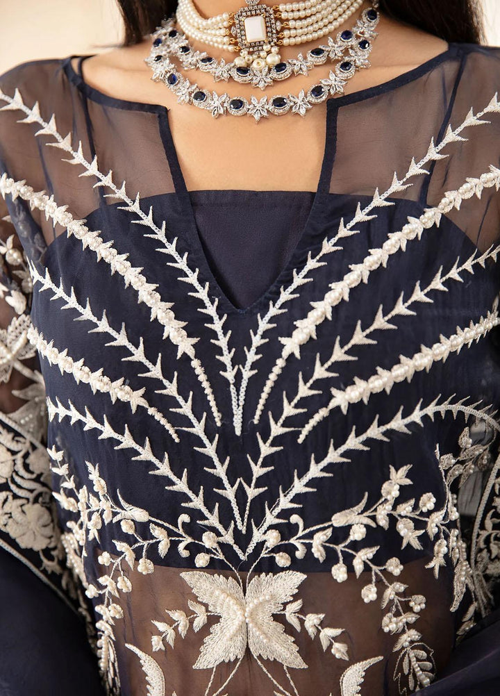 Layali Formals By Akbar Aslam Embroidered Organza Suits Unstitched 4 Piece  Dara - Luxury Collection