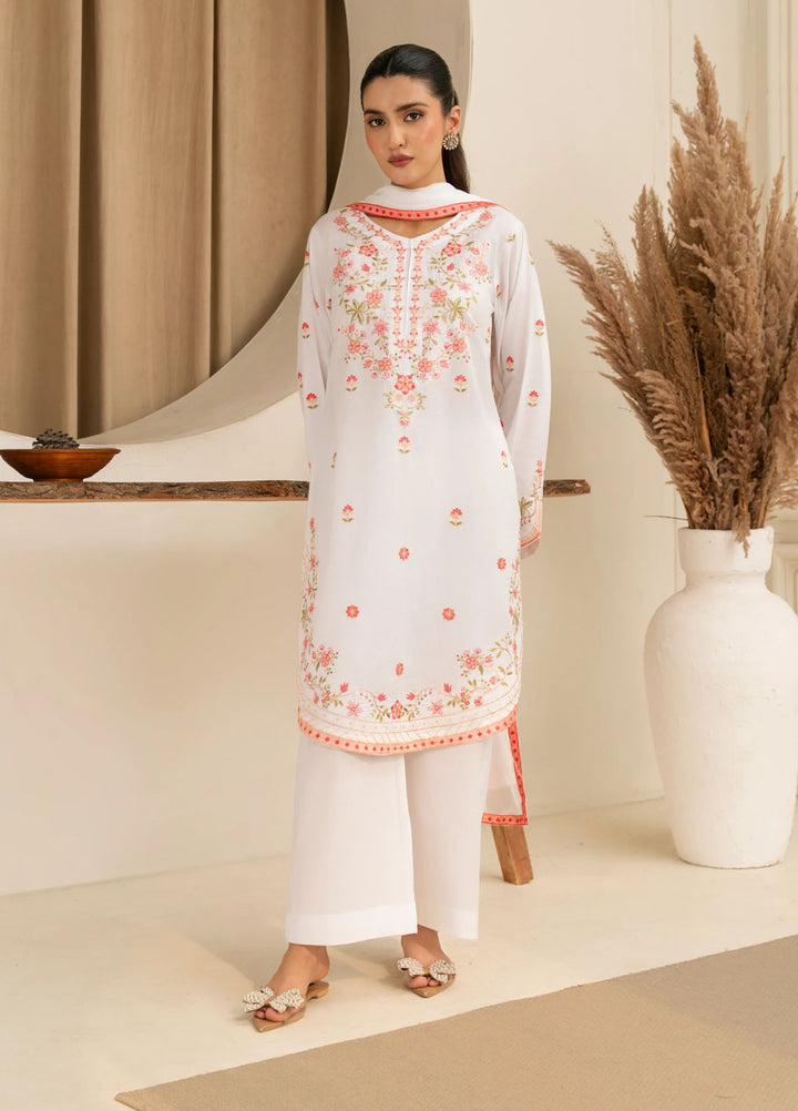 Leena Fatima Pret Embroidered Lawn 3 Piece Suit LF-SS25-13