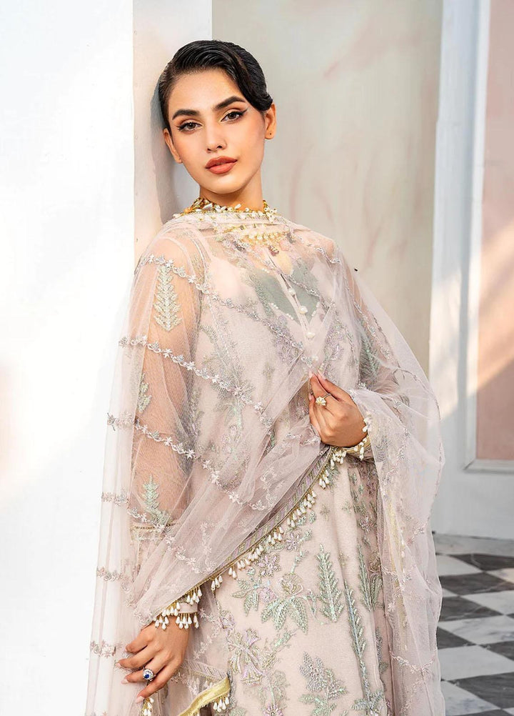 Lehriya By Meeral Embroidered Net Suits Unstitched 3 Piece MRL24L Nur - Formal Collection