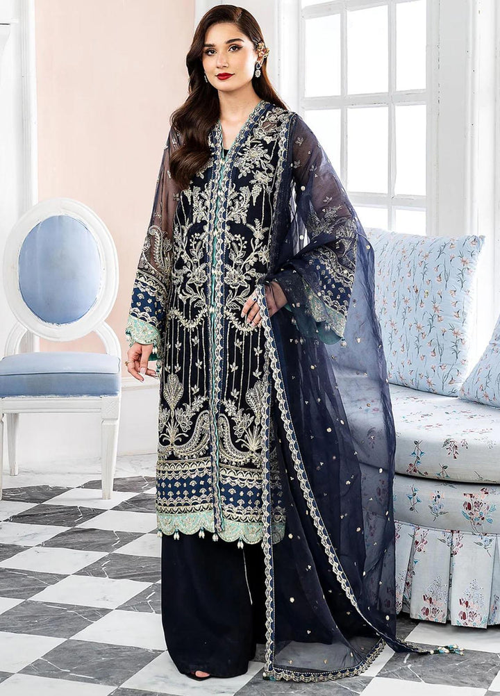 Lehriya By Meeral Embroidered Organza Suits Unstitched 3 Piece MRL24L Ziva - Formal Collection