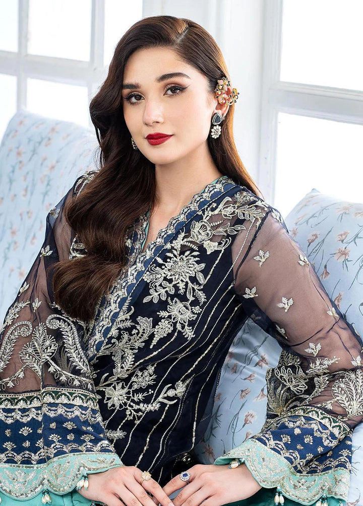 Lehriya By Meeral Embroidered Organza Suits Unstitched 3 Piece MRL24L Ziva - Formal Collection