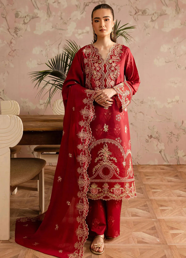 Leila by Mahnur Embroidered Lawn Suits Unstitched 3 Piece MN24LP D-07 Rosalie - Summer Collection