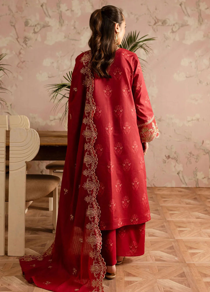 Leila by Mahnur Embroidered Lawn Suits Unstitched 3 Piece MN24LP D-07 Rosalie - Summer Collection