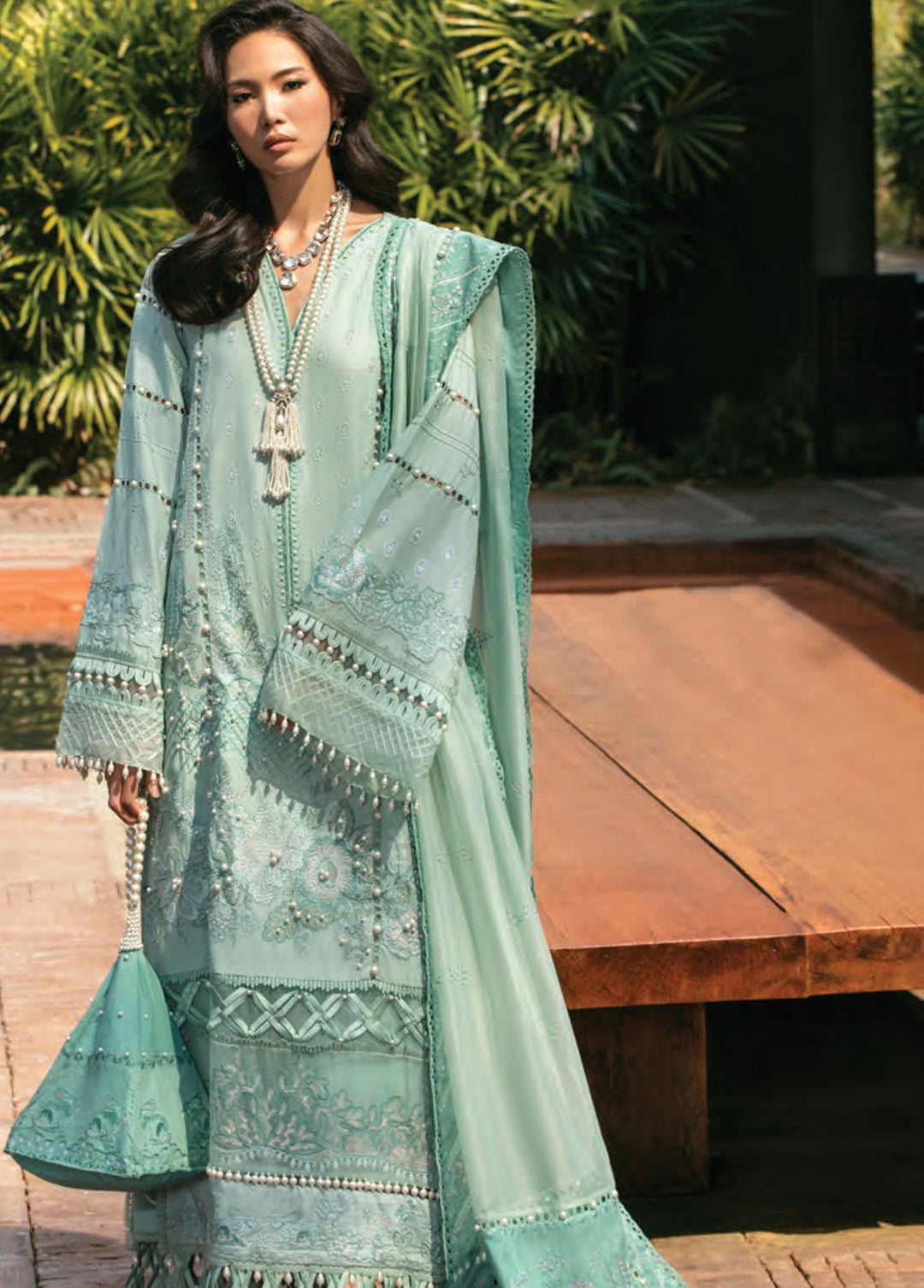 Leilani By Republic WomensWear Embroidered Lawn Suits Unstitched 3 Piece RW22L D1A Alala - Luxury Collection