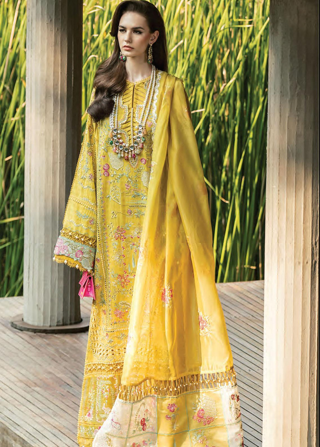 Leilani By Republic WomensWear Embroidered Lawn Suits Unstitched 3 Piece RW22L D7B Kanaye - Luxury Collection