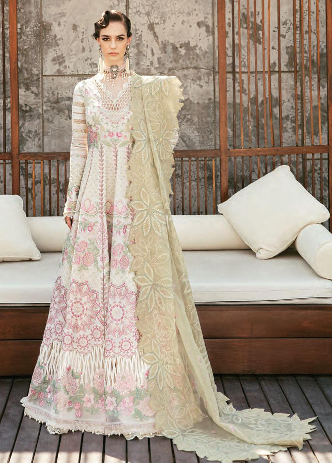 Leilani By Republic WomensWear Embroidered Lawn Suits Unstitched 3 Piece RW22L D8B Palash - Luxury Collection