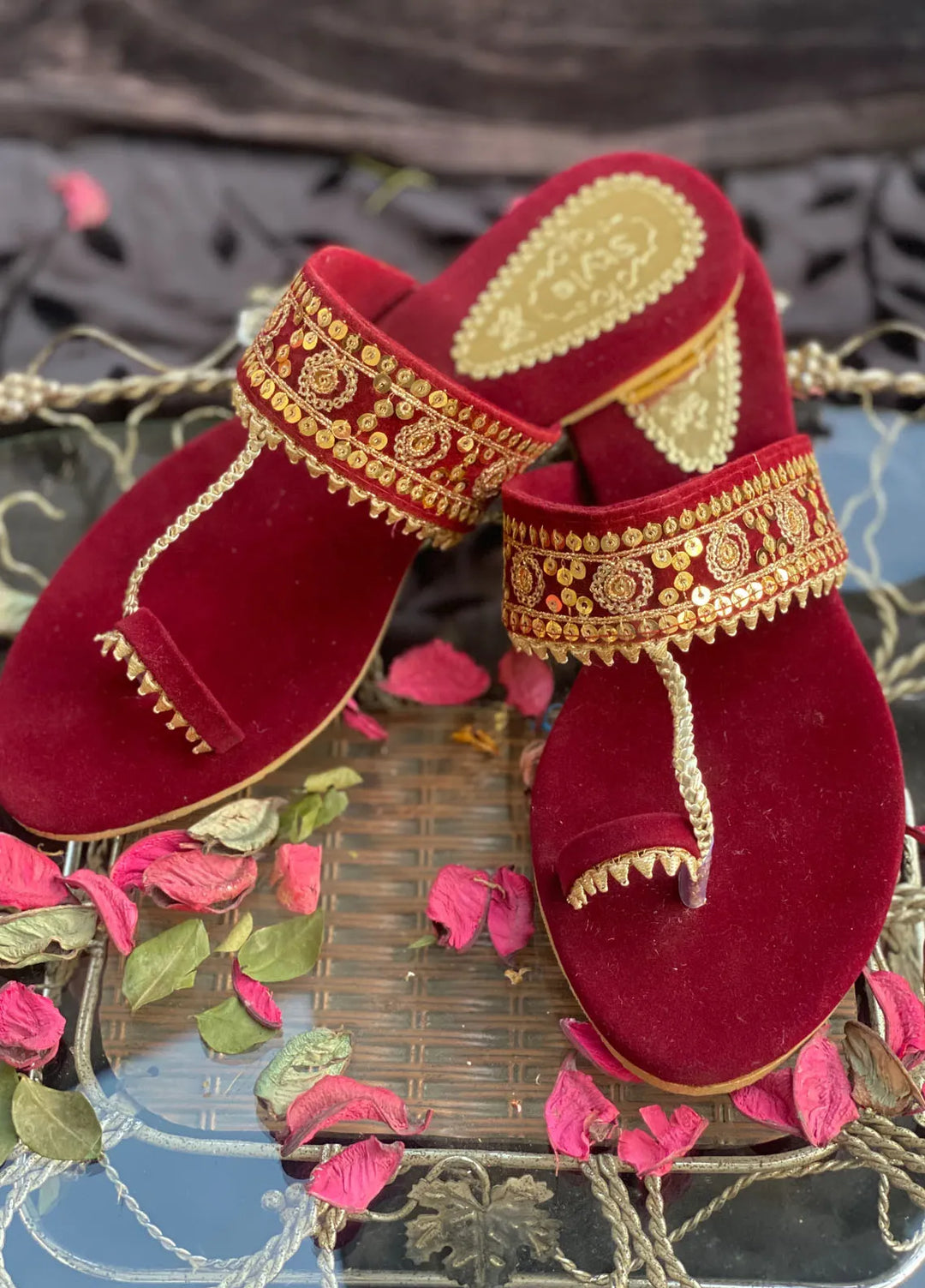 Libaas by Trj Festive Style Women Slipper Bar-003