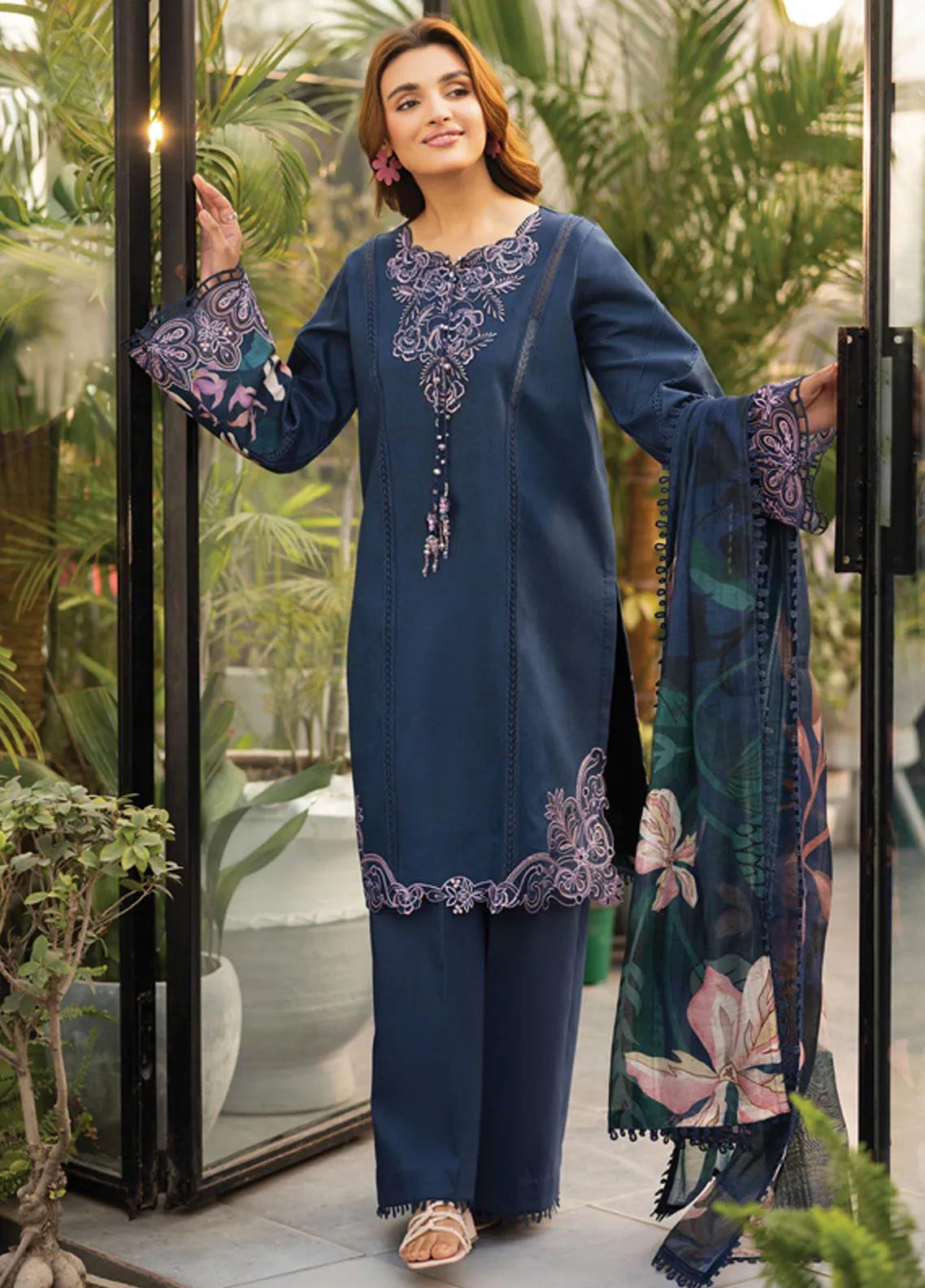 The Soul Saga By Rang Rasiya Embroidered Lawn Suits Unstitched 3 Piece RR21SS 09 Xenya - Premium Collection