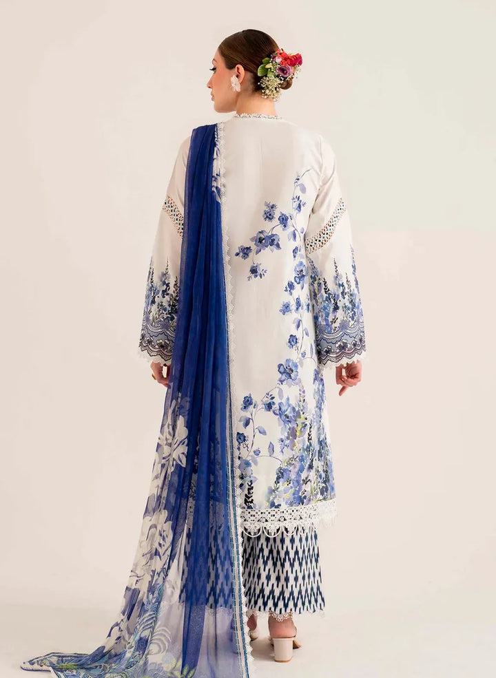 Lila by Sable Vogue Embroidered Lawn Suit Unstitched 3 Piece SV24LI SAL-08-24 - Summer Collection