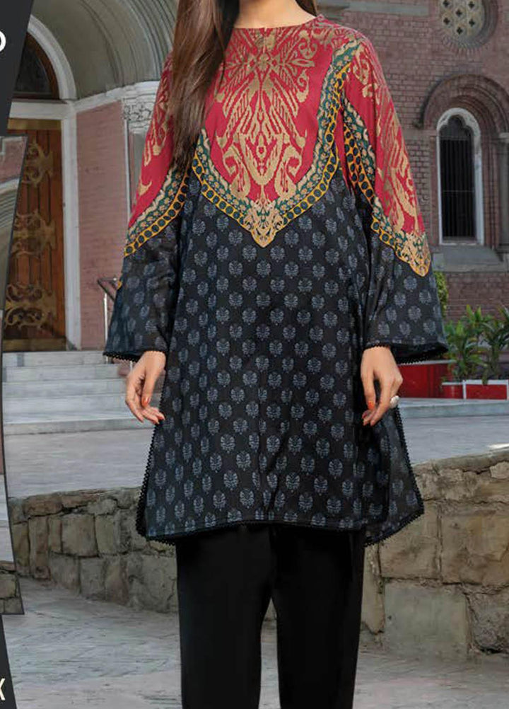 LimeLight Printed Lawn  Unstitched Kurties LL21S U-1027 BEIGE - Summer Collection