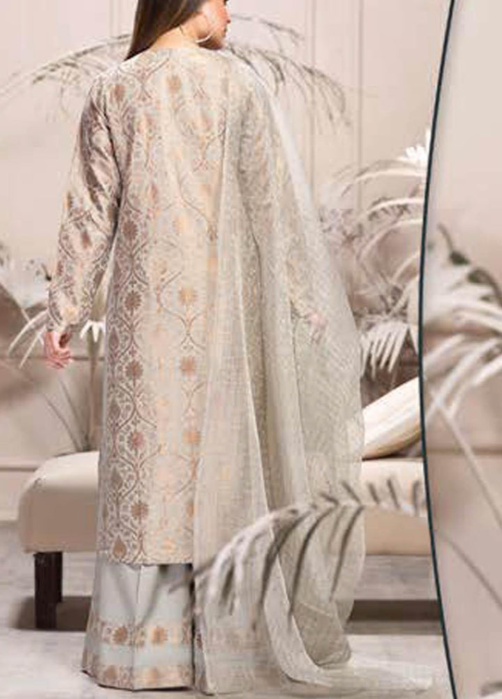 LimeLight Printed Jacquard Suits Unstitched 2 Piece LL21S U-1098 GREY - Summer Collection
