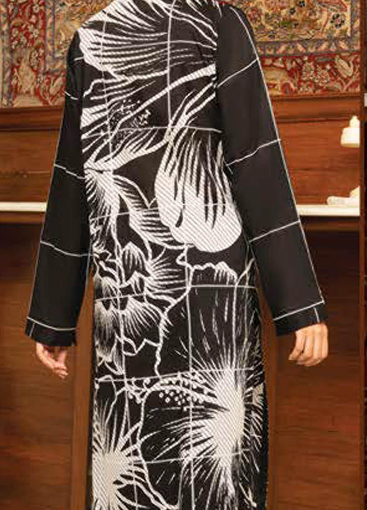 LimeLight Printed Lawn  Unstitched Kurties LL21S U-1144 BLACK - Summer Collection