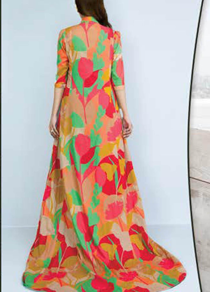 LimeLight Printed Lawn  Unstitched Kurties LL21S U-1146 POWDER PINK - Summer Collection