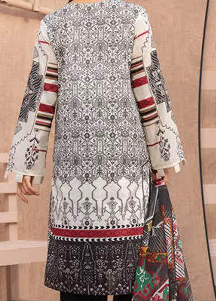 LimeLight Printed Lawn Suits Unstitched 2 Piece LL21S U-1183 GREY - Summer Collection