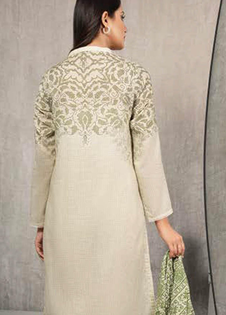 LimeLight Printed Lawn Suits Unstitched 2 Piece LL21S U-1192 BEIGE - Summer Collection