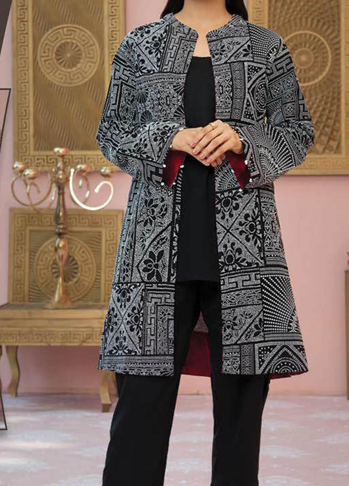 LimeLight Printed Lawn  Unstitched Kurties LL21S U-1407 BLACK - Summer Collection