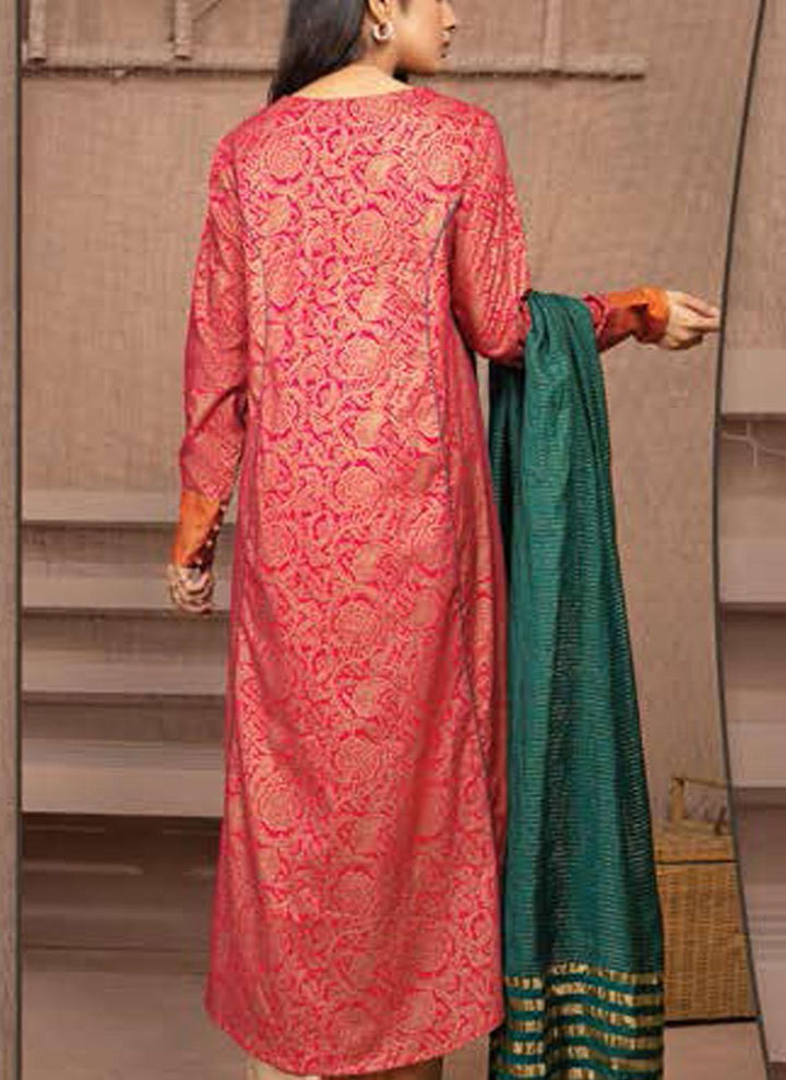 LimeLight Printed Lawn Suits Unstitched 3 Piece LL21US U1205 Pink - Summer Collection