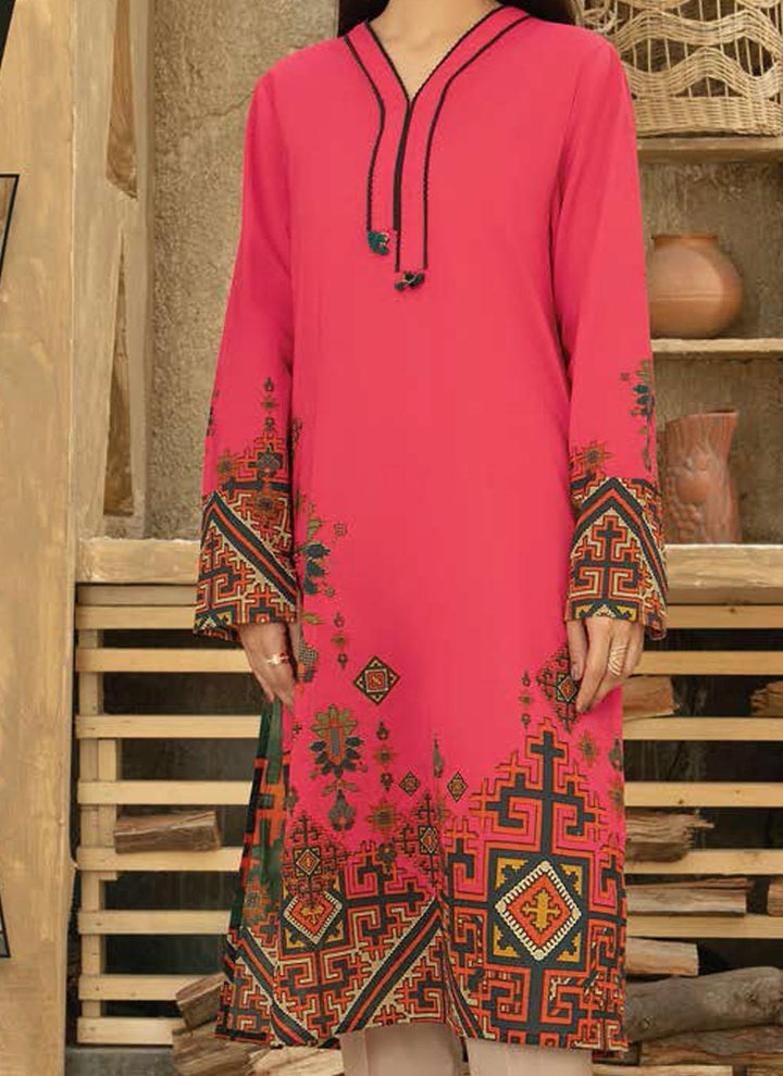 LimeLight Printed Lawn  Unstitched Kurties LL21US U1402 Green - Summer Collection