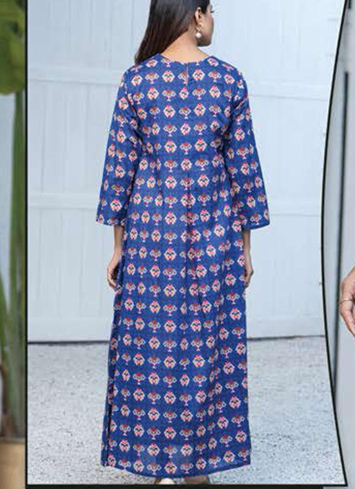 LimeLight Printed Lawn Suits Unstitched 2 Piece LL21US U1575 Blue - Summer Collection