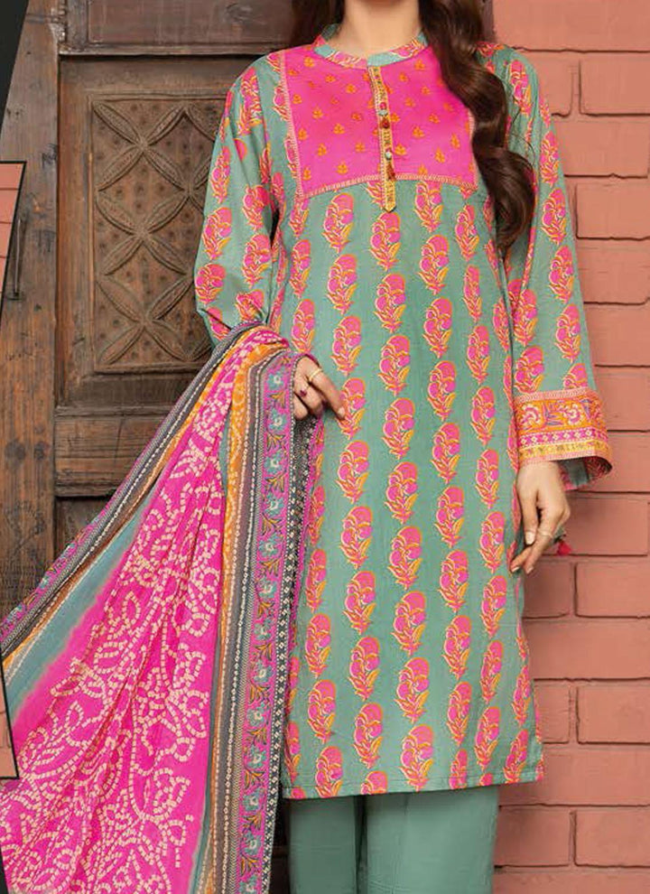 LimeLight Printed Lawn Suits Unstitched 3 Piece LL21US U1588 Zinc - Summer Collection