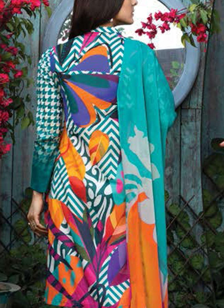 LimeLight Printed Lawn Suits Unstitched 3 Piece LL21US U1590 Zinc - Summer Collection