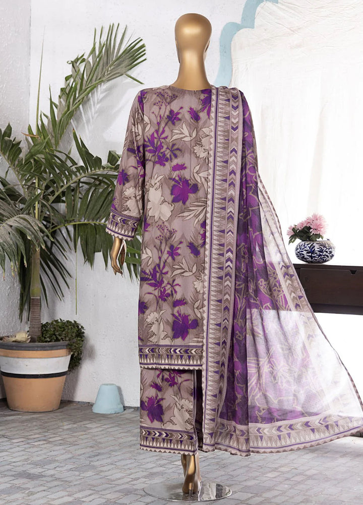 Linen Wintry by Hz Textiles Embroidered Linen Suits Unstitched 3 Piece LWP-1301 - Winter Collection