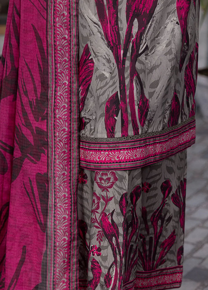 Linen Wintry by Hz Textiles Embroidered Linen Suits Unstitched 3 Piece LWP-1306 - Winter Collection