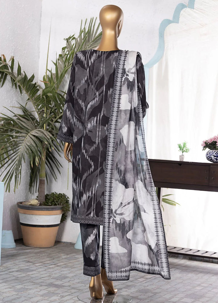 Linen Wintry by Hz Textiles Embroidered Linen Suits Unstitched 3 Piece LWP-1308 - Winter Collection