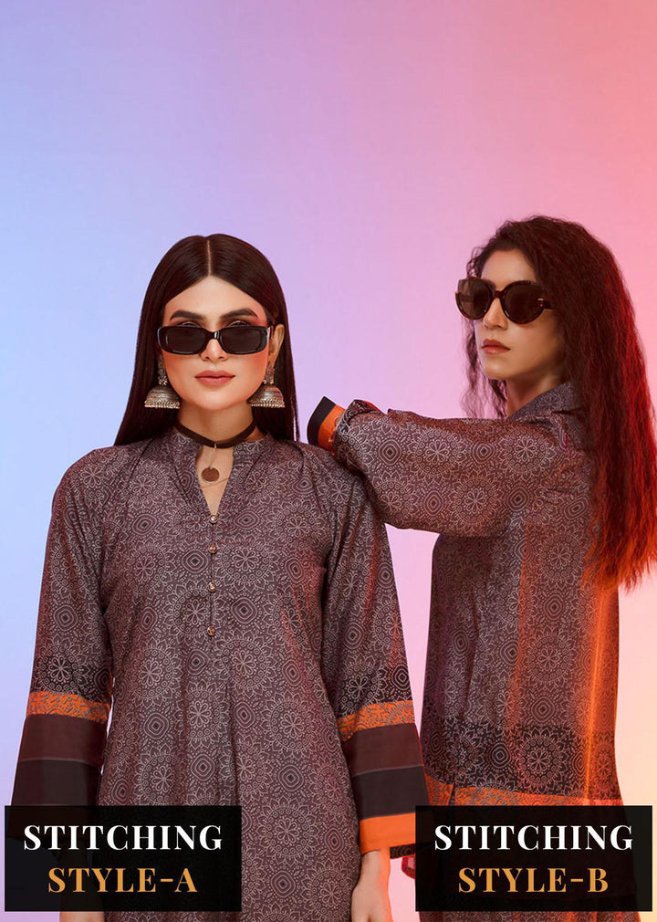 Look-a-Like By Noorma Kaamal Printed Silk Suits Unstitched 2 Piece NK22LL 01 - Casual Collection