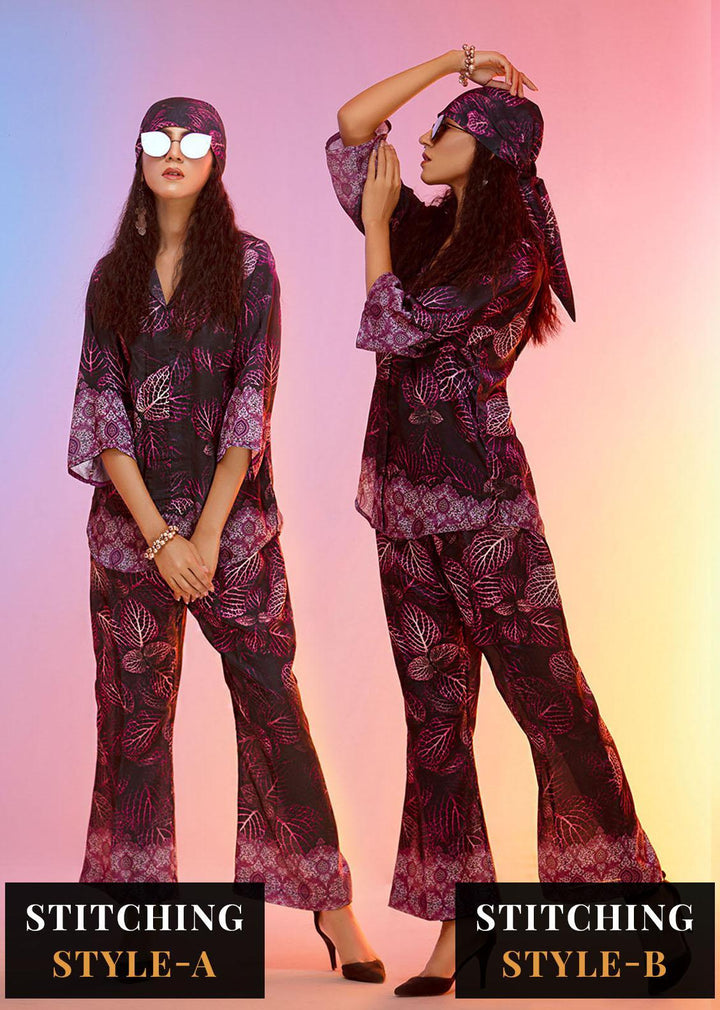 Look-a-Like By Noorma Kaamal Printed Silk Suits Unstitched 2 Piece NK22LL 02 - Casual Collection