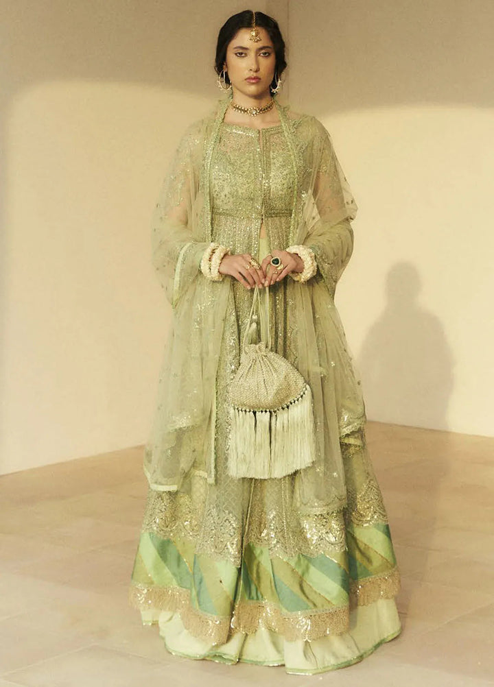 Lovent by Zara Shahjahan Embroidered Net Suits Unstitched 4 Piece ZS25IW D1 Sofia - Wedding Collection