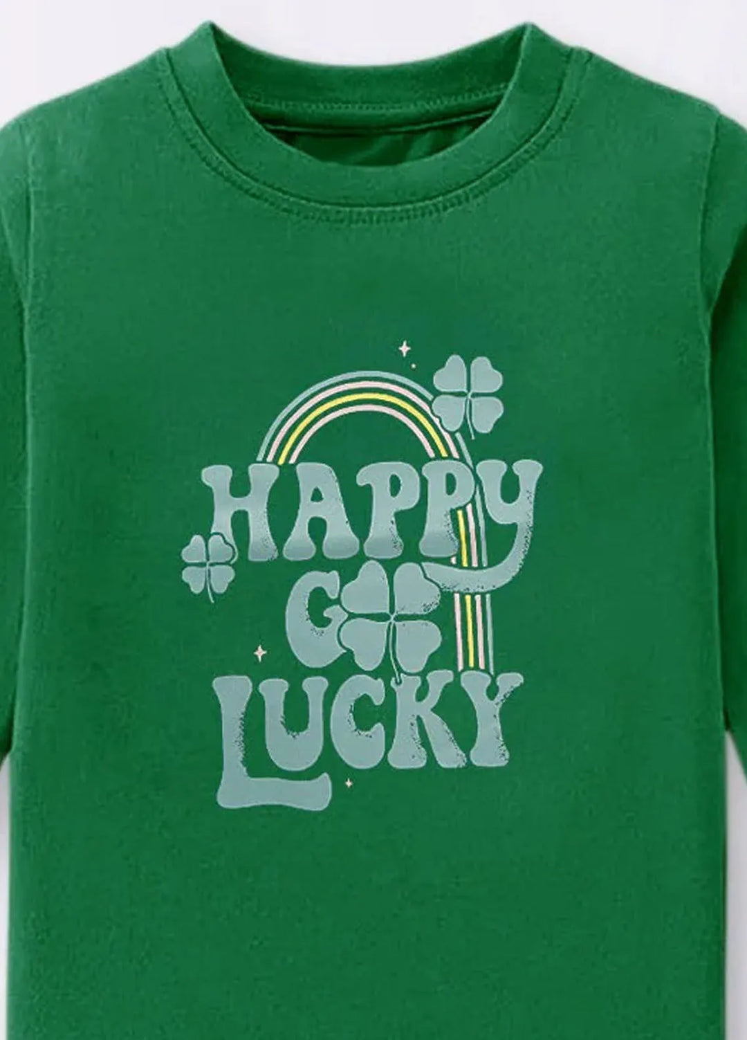 Baby Nest Lucky Green Adventure Printed Full Sleeves T shirt for Kids - BNDR-78