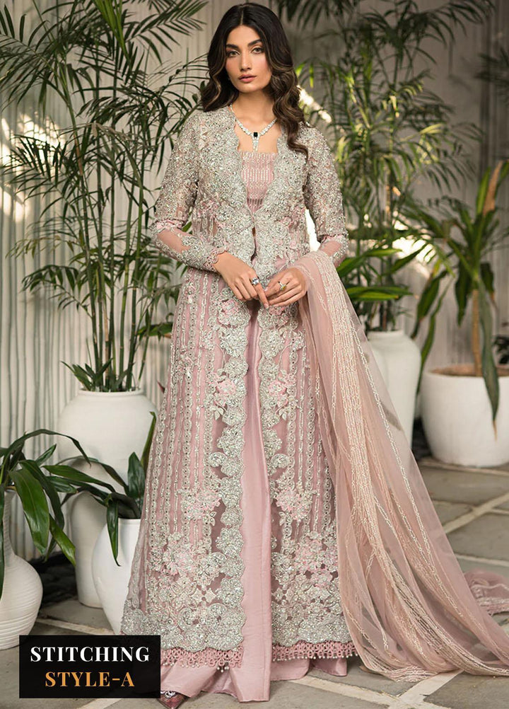 Lumiere By Saira Rizwan Embroidered Organza Suits Unstitched 4 Piece SR23LF SR-01 Ella - Festive Collection