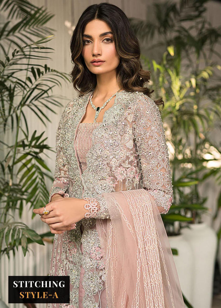 Lumiere By Saira Rizwan Embroidered Organza Suits Unstitched 4 Piece SR23LF SR-01 Ella - Festive Collection