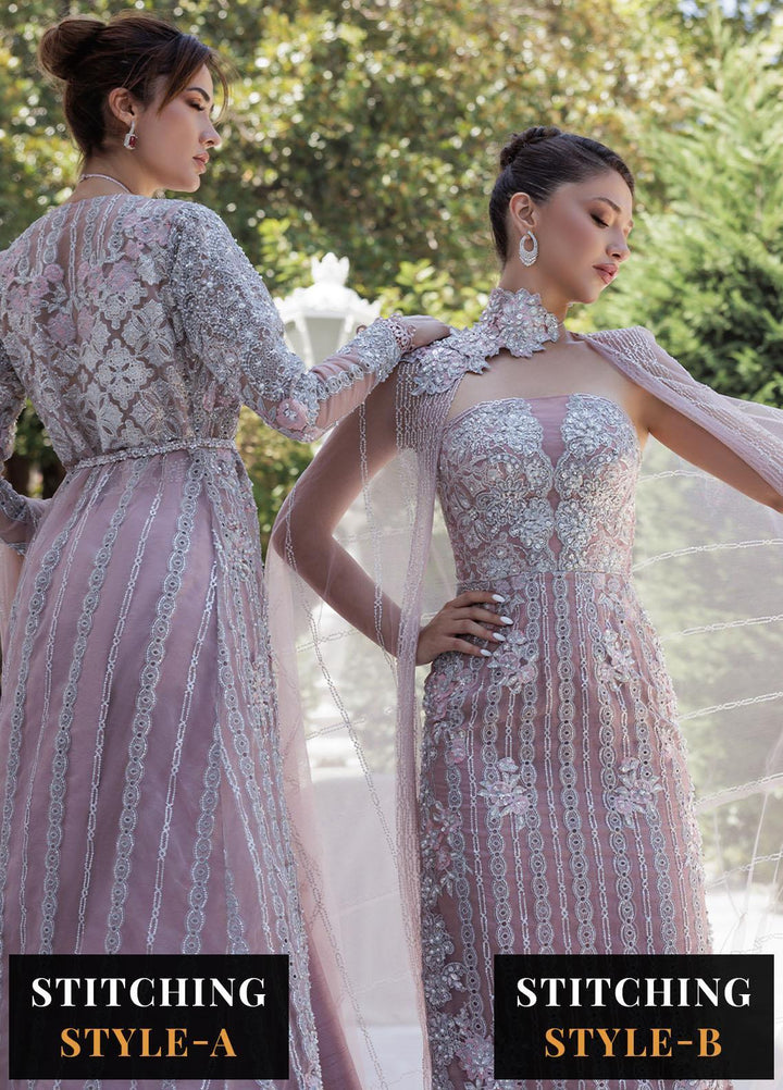 Lumiere By Saira Rizwan Embroidered Organza Suits Unstitched 4 Piece SR23LF SR-01 Ella - Festive Collection