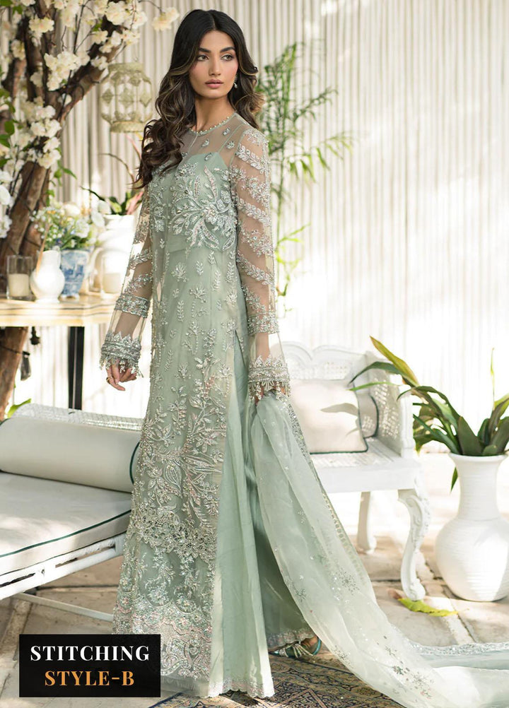 Lumiere By Saira Rizwan Embroidered Organza Suits Unstitched 4 Piece SR23LF SR-03 Talya - Festive Collection