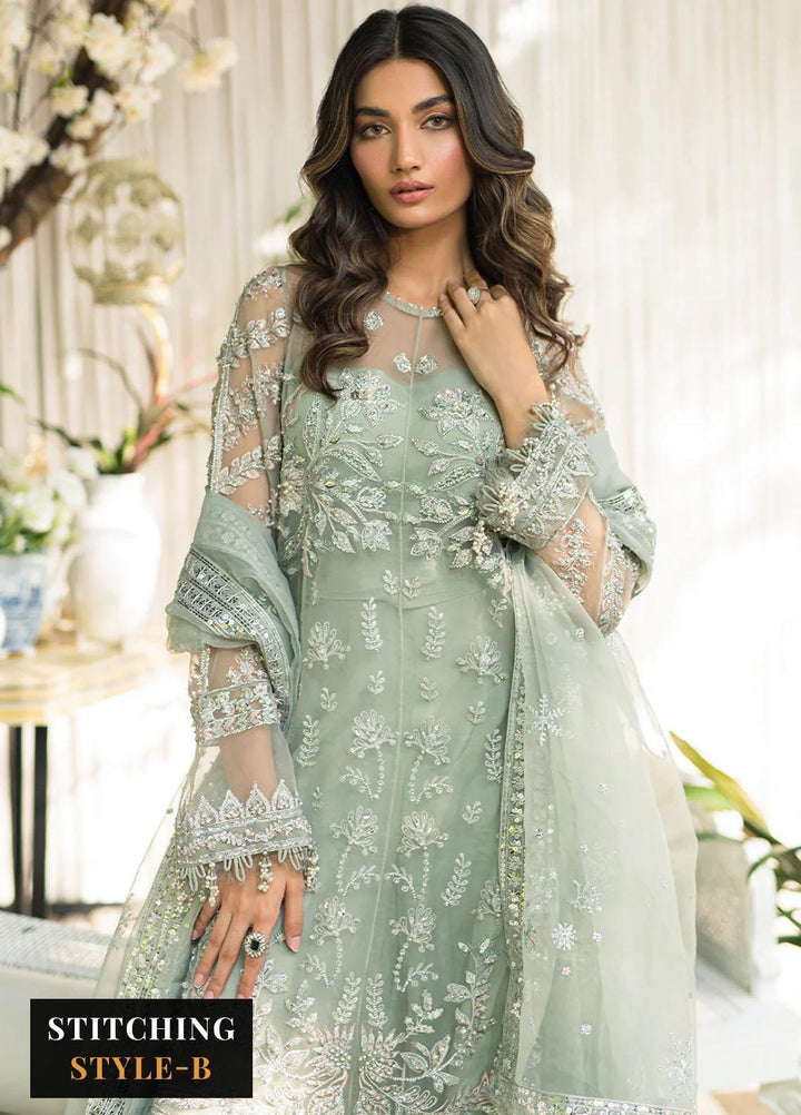 Lumiere By Saira Rizwan Embroidered Organza Suits Unstitched 4 Piece SR23LF SR-03 Talya - Festive Collection
