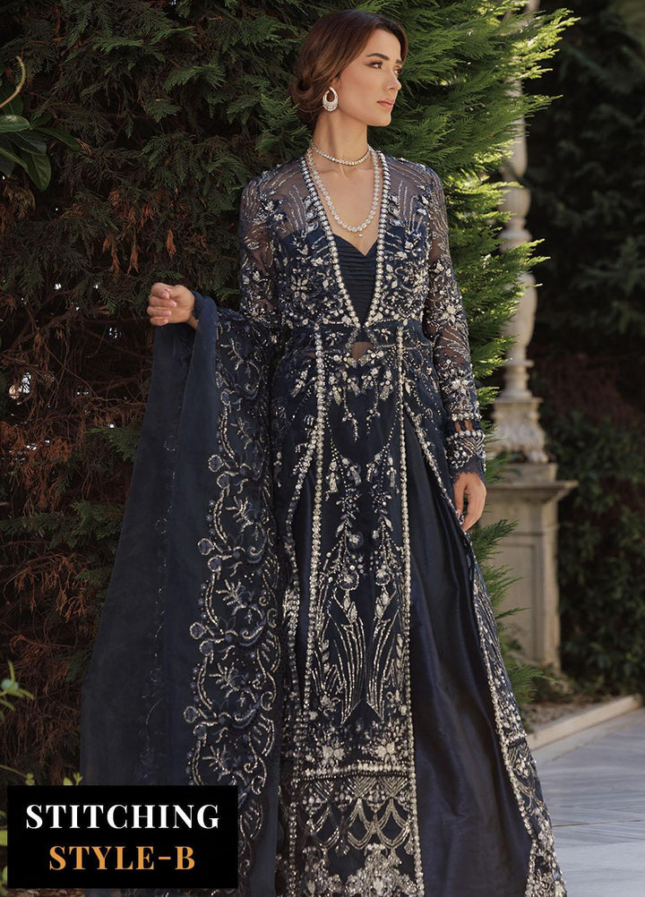 Lumiere By Saira Rizwan Embroidered Organza Suits Unstitched 4 Piece SR23LF SR-08 Shay - Festive Collection