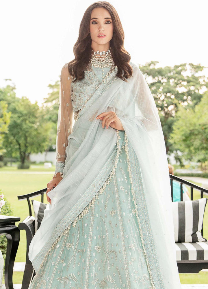 Luminous By Saad Shaikh Embroidered Net Suits Unstitched 4 Piece SSK23L Aaila - Formal Collection