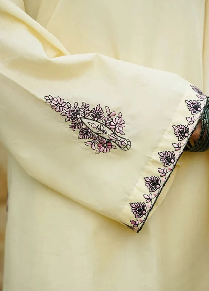 Luxe by Fatima Pret Embroidered Cotton 2 Piece Suit Aura