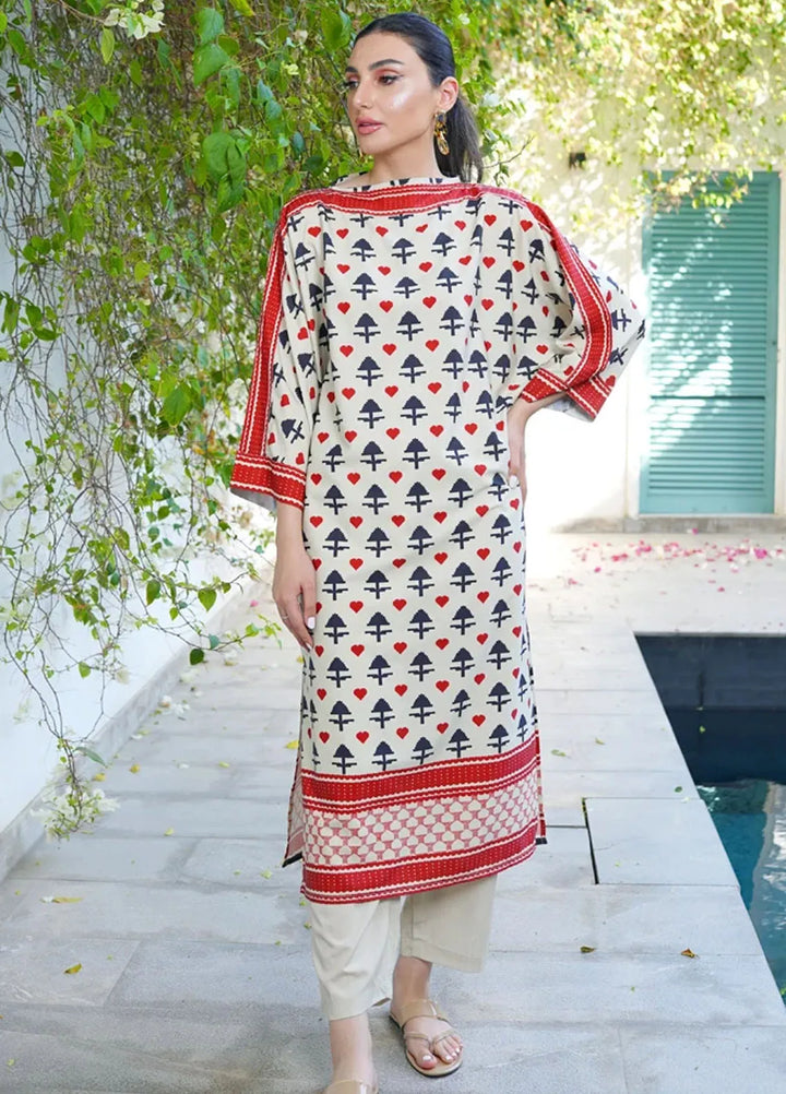 Luxury Revival By Dhaga Pret Printed Dhaga 2 Piece Suit Indigenous