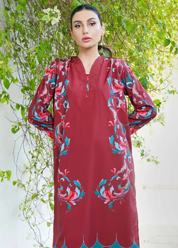Luxury Revival By Dhaga Pret Printed Dhaga 2 Piece Suit Mulbery