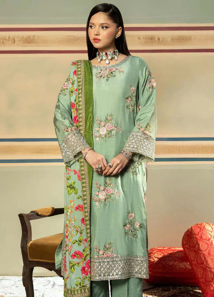 M Basics by Maria B Embroidered Suits Unstitched 3 Piece MB24UF D-03 - Festive Collection