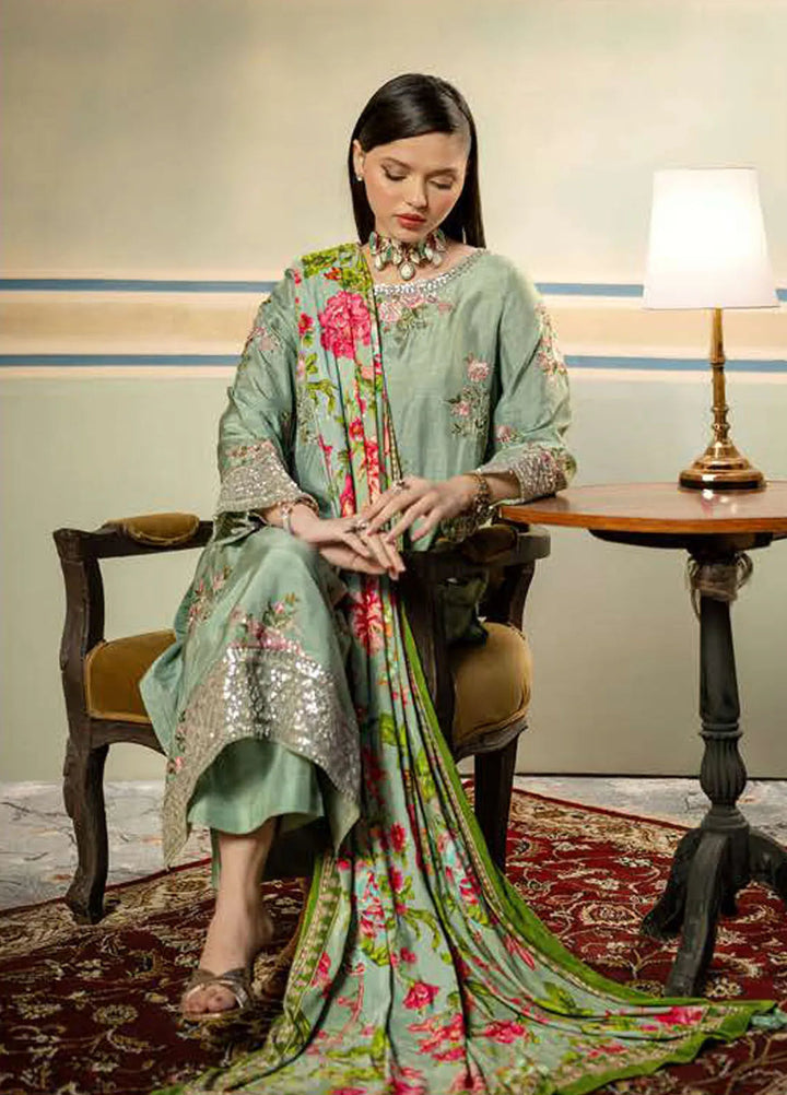 M Basics by Maria B Embroidered Suits Unstitched 3 Piece MB24UF D-03 - Festive Collection